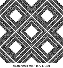 Zebra stripes. Ethnic boho seamless background. Tribal pattern. Folk motif. Vector illustration for web design or print.