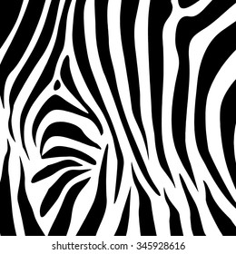 Zebra Stripes Pattern.