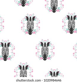 Zebra Stripes Seamless Pattern