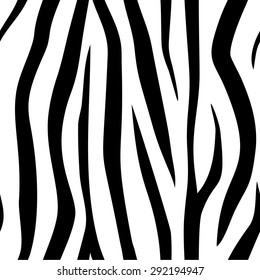 Zebra Stripes Seamless Pattern
