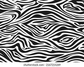 Zebra stripes seamless pattern. Stock texture of the animal. Fashion design, print on fabric wallpaper, website template design. vector.