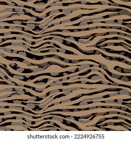 Zebra style camouflage pattern design for print