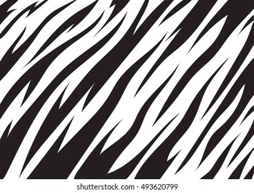 Zebra Texture Abstract Background Stock Vector (Royalty Free) 493620799 ...