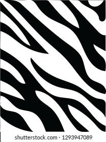 Zebra tiger animal print decorative zoo shape design vector pattern for creative ideas