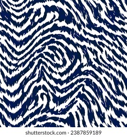 zebra Tiger Ikat seamless pattern.Ikat abstract animal skin seamless fashion design for cloth,textile,fabric,textures and wallpaper.Zebra tiger Ikat abstract pattern seamless fashion.Hand drawn Ikat