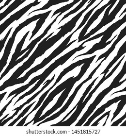 zebra tiger leather seamless pattern graphic design textile tee shirt print 