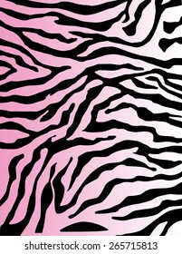 Zebra or tiger Stripes colorful pattern background in vector