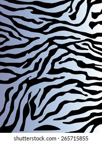Zebra or tiger Stripes colorful pattern background in vector