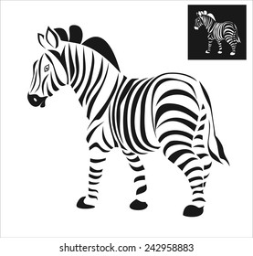 zebra vector