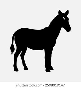 Zebra vector art design silhouette 