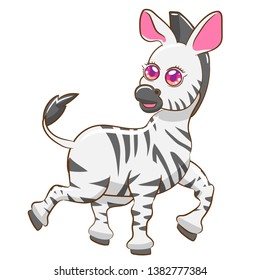 zebra vector clipart graphic cartoon