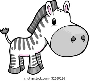 Zebra Vector Illustration
