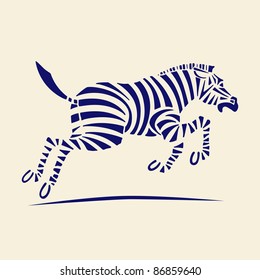 zebra vector illustration