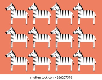zebra vector/illustration