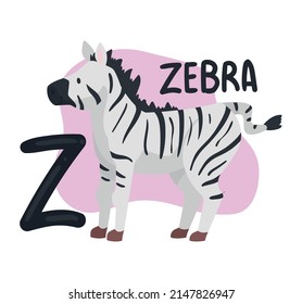 zebra and z letter icon