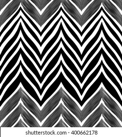 ZEBRA ZIGZAG  seamless pattern. Vector