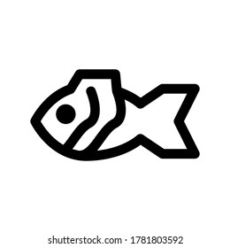 zebrafish icon or logo isolated sign symbol vector illustration - high quality black style vector icons
