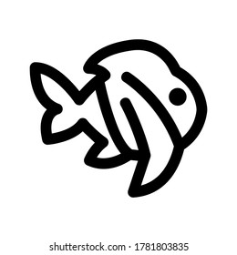 zebrafish icon or logo isolated sign symbol vector illustration - high quality black style vector icons
