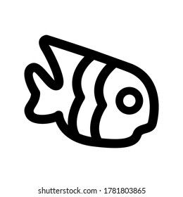 zebrafish icon or logo isolated sign symbol vector illustration - high quality black style vector icons
