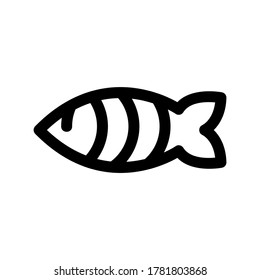 zebrafish icon or logo isolated sign symbol vector illustration - high quality black style vector icons
