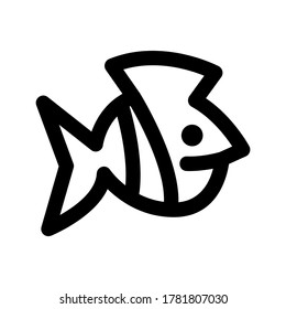 zebrafish icon or logo isolated sign symbol vector illustration - high quality black style vector icons
