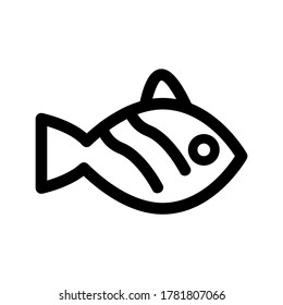 zebrafish icon or logo isolated sign symbol vector illustration - high quality black style vector icons
