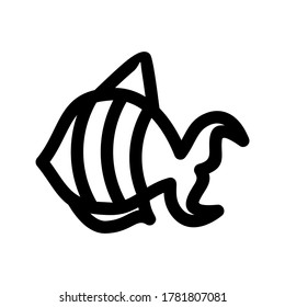 zebrafish icon or logo isolated sign symbol vector illustration - high quality black style vector icons
