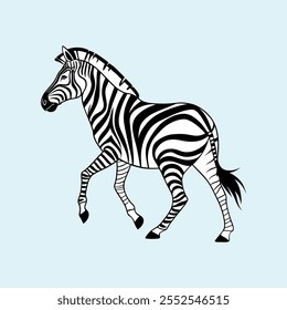 The zebra's black and white stripes form a captivating pattern, balancing harmony and contrast. This unique design reflects nature's creativity and the animal's adaptation.