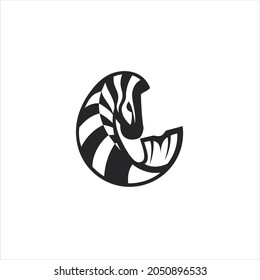 zebtra fish vector logos template 