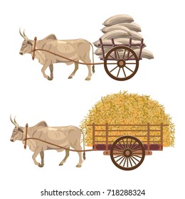 Bull Cart Images, Stock Photos & Vectors | Shutterstock