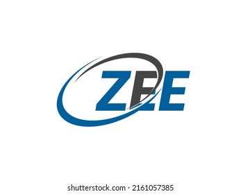 ZEE letter creative modern elegant swoosh logo design