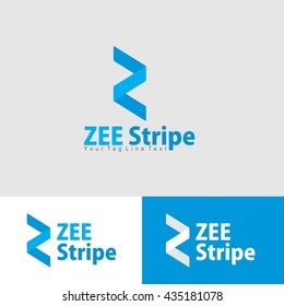ZEE Stripe Logo Design Template