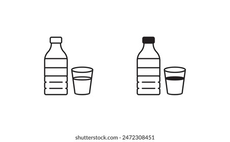 Diseño de icono Zem Zem con fondo blanco ilustración de stock