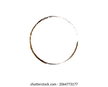 zen abstract frames logo with gold colors