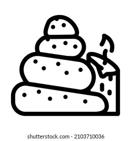 zen accessories line icon vector. zen accessories sign. isolated contour symbol black illustration