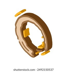 zen circle enso isometric icon vector. zen circle enso sign. isolated symbol illustration