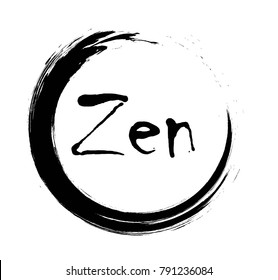 Zen circle vector