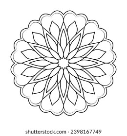  Zen circles simple Mandala design vector file