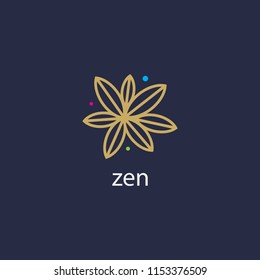 zen flower logo