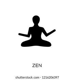 Zen icon. Zen symbol design from Religion collection. Simple element vector illustration on white background.