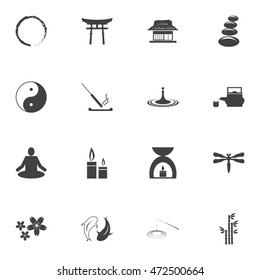 zen icon vector illustration 