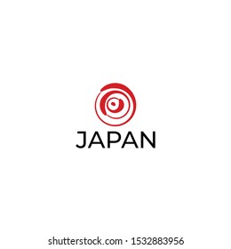 zen japan logo vector concept with simple and minimalist style