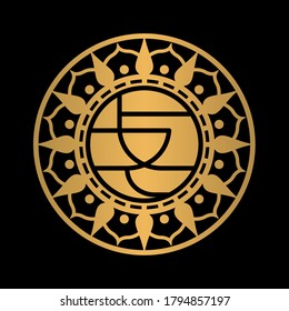 zen mandala symbol logo creative concept
