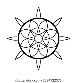 Zen Mandala Vektor kompliziert und beruhigend Designs für Achtsame Kreative Projekte