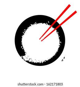 In Zen painting, it symbolizes a moment when the mind is free to simply let the body/spirit create. The brushed ink of the circle is usually done on silk or rice paper in one movement.