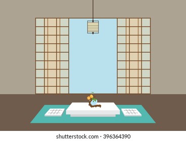 Zen room daylight 