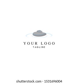 zen stone logo template vector design. eps10