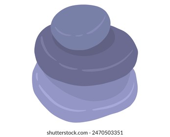 Ilustración de fondo de textura de piedra zen