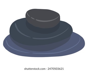 Ilustración de fondo de textura de piedra zen
