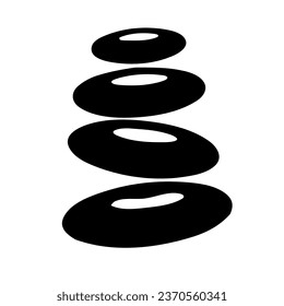 Zen stones round shape design